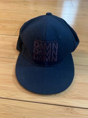 Kendrick Lamar DAMN Album Promo Snapback Hat Premium Kipa Black Baseball Cap